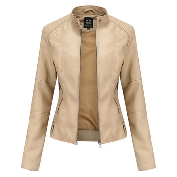 European And American Women's Leather Jackets Meifu Market