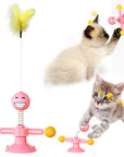 Cat Rotating Windmill Multi-Function Toys Itch Scratching Device Teeth Shining Toy Meifu Market