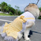 Dog Clothes Princess Dog Costume Labrador Golden Retriever Big Dog Clothes 4XL - reverse side showing construction