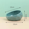 Pet Supplies Bowl Ceramic Cat Bowl Dog Bowl Oblique Mouth Meifu Market