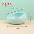 Pet Supplies Bowl Ceramic Cat Bowl Dog Bowl Oblique Mouth Meifu Market