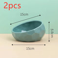 Pet Supplies Bowl Ceramic Cat Bowl Dog Bowl Oblique Mouth Meifu Market