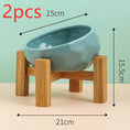 Pet Supplies Bowl Ceramic Cat Bowl Dog Bowl Oblique Mouth Meifu Market