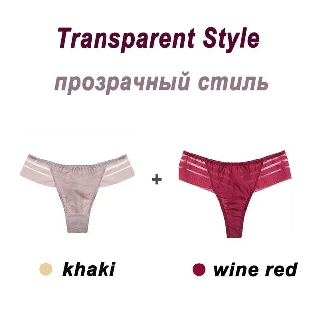 Underpants Seamless Thong Lady Ladies Lace Panties For Women Coffee Meifu Market