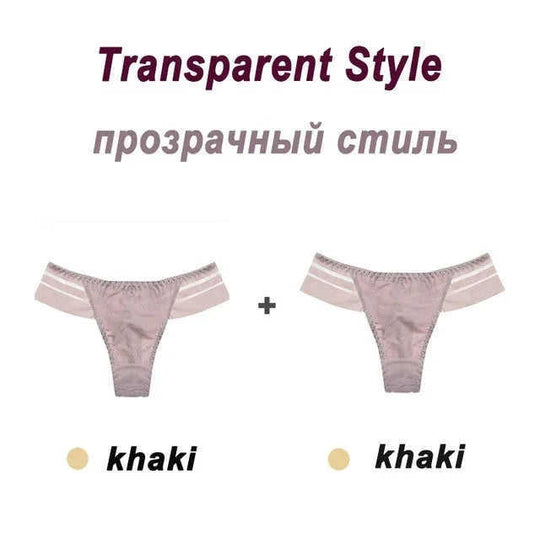Underpants Seamless Thong Lady Ladies Lace Panties For Women Coffee Meifu Market
