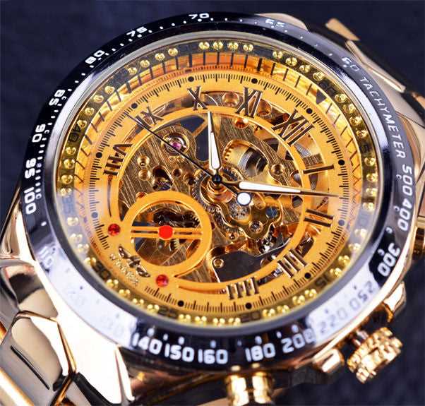 Hollow Automatic Mechanical Watch 