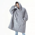 Hoodie Sweatshirt With Big Pocket Tops Sweater Comfortable Loose Double-Sided Fleece Thicker Wearable Blanket Meifu Market