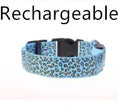 LED Dog Collar Safety Adjustable Nylon Leopard Pet Collar Meifu Market