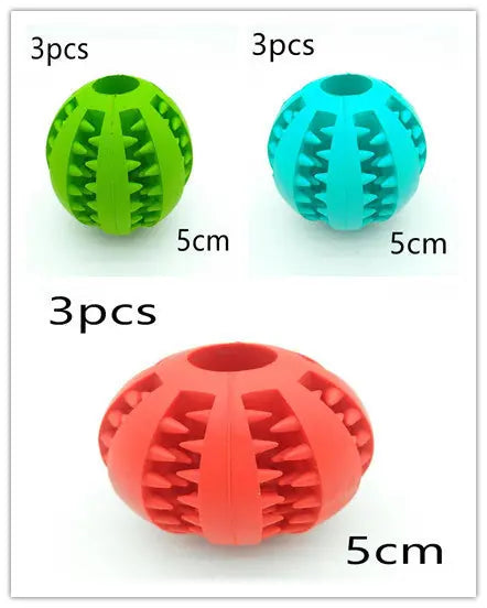 Pet Slow Feeder Dog Toy Cute Funny Rubber Dog Ball Toy Meifu Market
