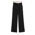 Men's European High-Waisted Wide-Leg Suit Pants - Casual & Stylish 