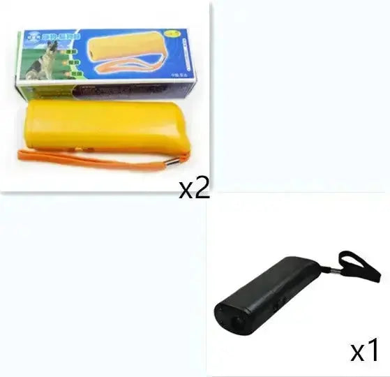 3-in-1 Anti Barking Dog Training Device Ultrasonic Dog Training Repeller  LED Flashlight - feb 8