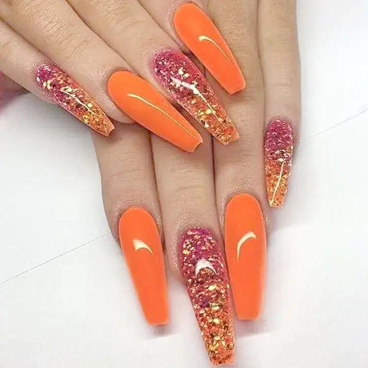 Long Ballet Nails With Flat And Pointed Water Droplets Meifu Market