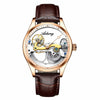 Automatic Mechanical Watch Creative Hollow Male Watch Generation Silicone Band Watch 