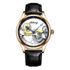 Automatic Mechanical Watch Creative Hollow Male Watch Generation Silicone Band Watch 