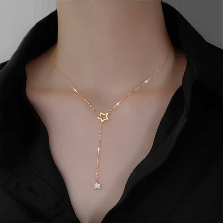 Star Necklace Women 