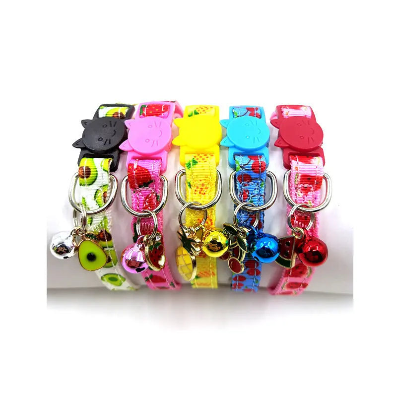 Pet Print Bell Cat Collar Cat Strap Meifu Market