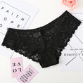 Underpants Women's Low-Waist Lace Sexy Hot Full Transparent Girl's Seamless Briefs Cover Buttocks Big Size Meifu Market