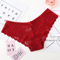 Underpants Women's Low-Waist Lace Sexy Hot Full Transparent Girl's Seamless Briefs Cover Buttocks Big Size Meifu Market
