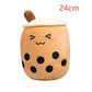Cute Fruit Drink Plush Stuffed Soft Strawberry Milk Tea Plush Boba Tea Cup Toy Bubble Tea Pillow Cushion Kids Gift Meifu Market