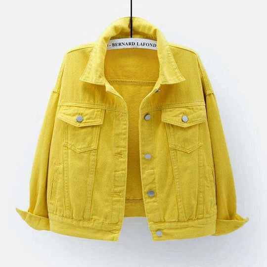 Women'S Plus Size Denim Jacket White Meifu Market