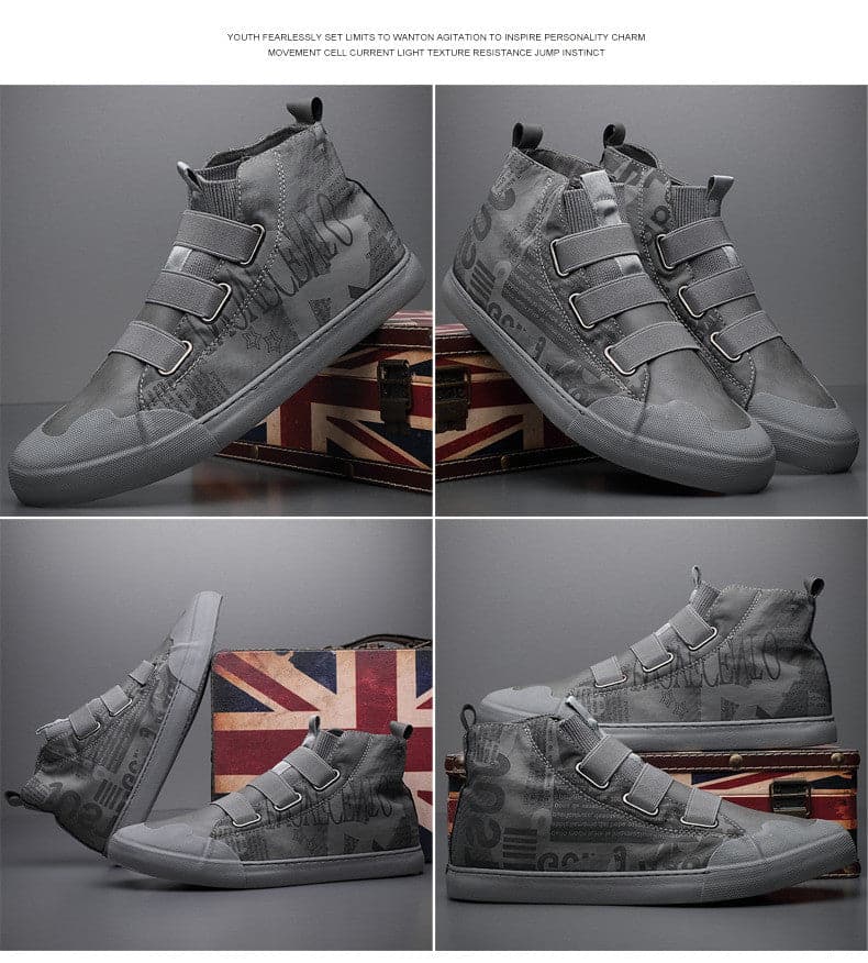 Men's High-top Camouflage Canvas Shoes Youth Fashion Casual Shoes