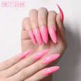 Long Pointed False Nails Solid Color Nails Salon Nails Almond Nail Patches Finger Nails Meifu Market