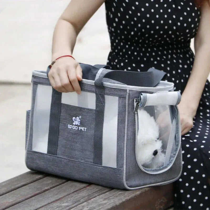 Portable Pet Cat Bag Breathable Dog Carrier Backpack Large Capacity Travel Pet Handbag For Puppy Kitten Pets Outdoor Supplies Meifu Market