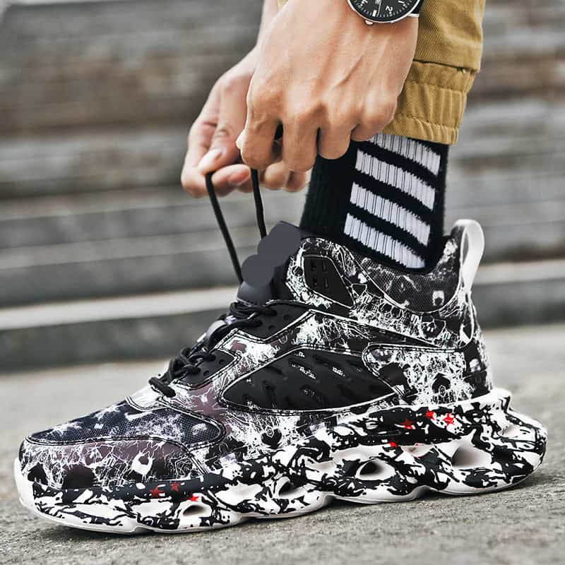 Trendy Camouflage Sports And Leisure Blade Old Shoes Meifu Market