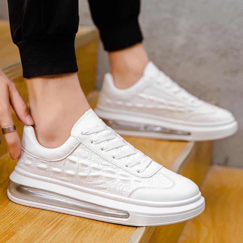 Trendy Leather Men's Shoes Fashion Casual Sneakers
