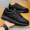 Trendy Leather Men's Shoes Fashion Casual Sneakers 