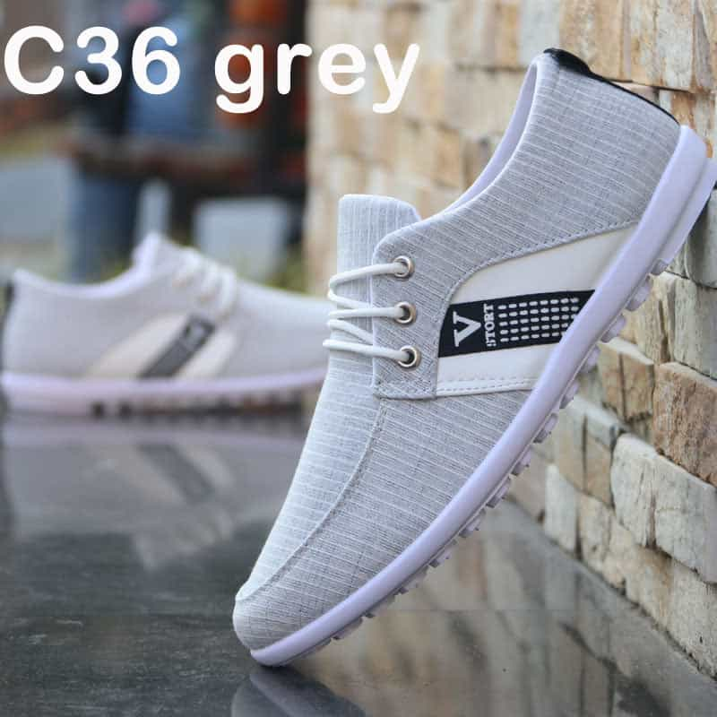 Men'S Soft-Soled Canvas Shoes, Sports And Leisure Old Beijing Cloth Shoes, Peas Shoes 