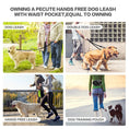 Dog Training Leash Waist Bag Hands-Free Outdoor Pet Running Walking Leash Portable Dog Food Water Cup Storage Bags Meifu Market