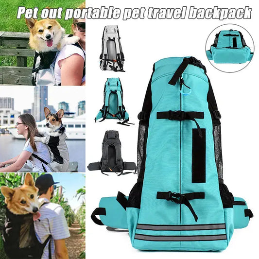 Pet Backpack Carrier - Breathable Dog Cat Backpack for Travel, Hiking & Outdoor Adventures