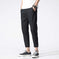 Men's Cotton Tapered Cropped Chinos | Slim Ankle Pants Street Style - Meifu Market