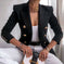 Women's New Solid Color Fashion Casual Suit Short Jacket Meifu Market