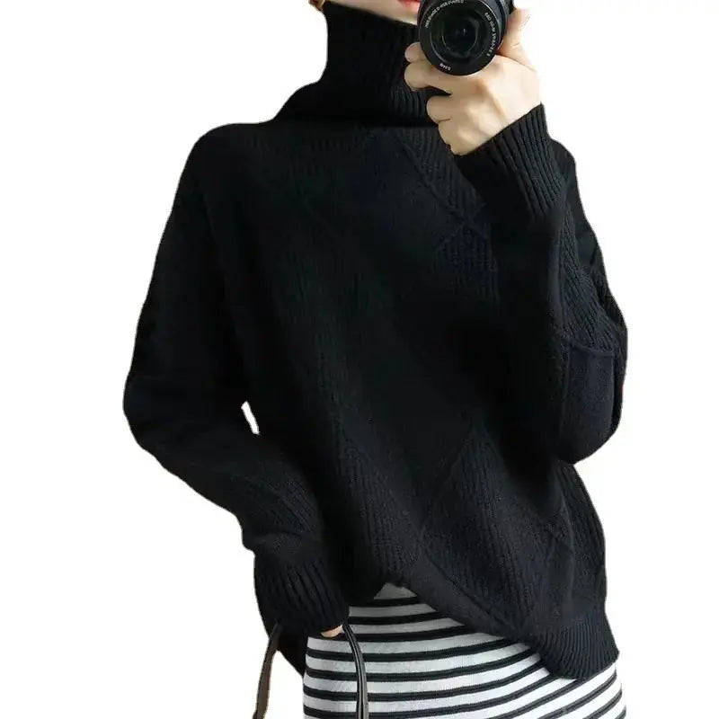 Knitwear Autumn And Winter Long-sleeved Outer Wear Bottoming Shirt Meifu Market