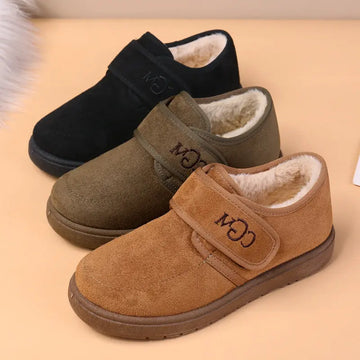 Cotton Shoes Velcro Women's Warm Trendy Casual Cotton Boots Meifu Market