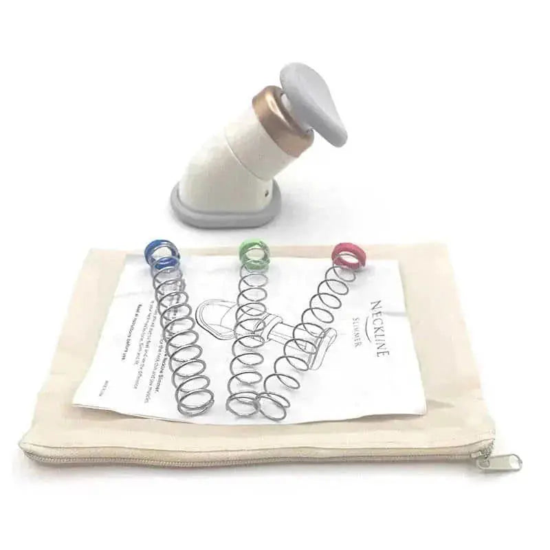 adjustable resistance bands | dual motor vibration | ergonomic chin support | energy saving