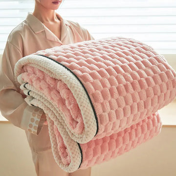 Coral Flannel Winter Thicken Thermal Cover Blanket meifu market
