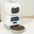 timed automatic pet feeder | large capacity pet feeder | visible food level feeder | energy saving