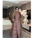 Retro Elegant Lapel Long Lace Up Down Cotton-padded Jacket Meifu Market