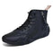 Men's High-top Handmade Leisure Ankle Boots 38 - color variant display