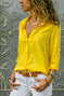 Long sleeve ladies lapel button shirt Meifu Market