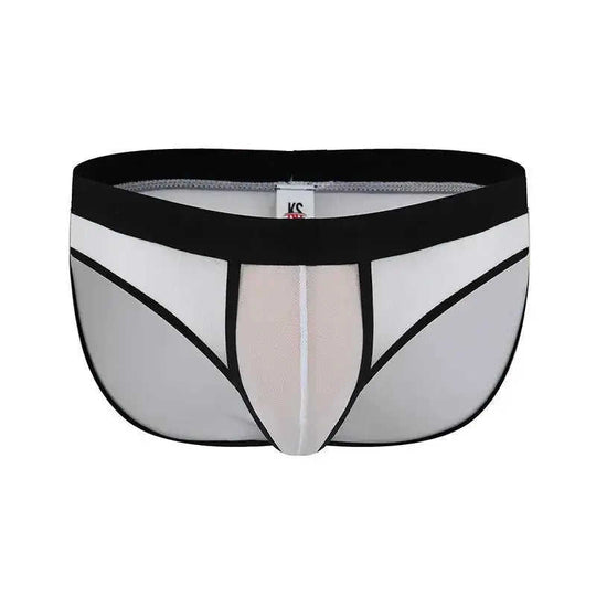 Men's Low-Rise Mesh Briefs - Breathable Nylon Elastic Underwear Meifu Market