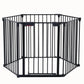 150 Adjustable Safety Gate 6 Panels Play Yard Metal Doorways Fireplace Fence Christmas Tree Fence G Meifu Market
