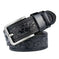 genuine leather belt for men | full grain cattlehide leather | heavy duty brass buckle | energy saving