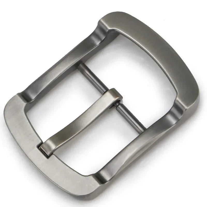 stainless-steel belt buckle | 38cm mens leather belt | heavy-duty brass hardware | energy saving