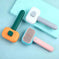 New Pet Cat Dog Hair Brush Hair Massage Comb Open-Knot Brush Grooming Cleaning Tool Stainless Steel Comb Green - angle vie...