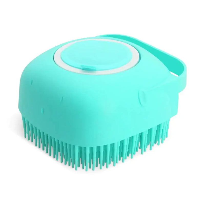 Pet Dog Shampoo Massager Brush Cat Massage Comb Grooming Scrubber Shower Brush For Bathing Short Hair Soft Silicone Brushes Meifu Market