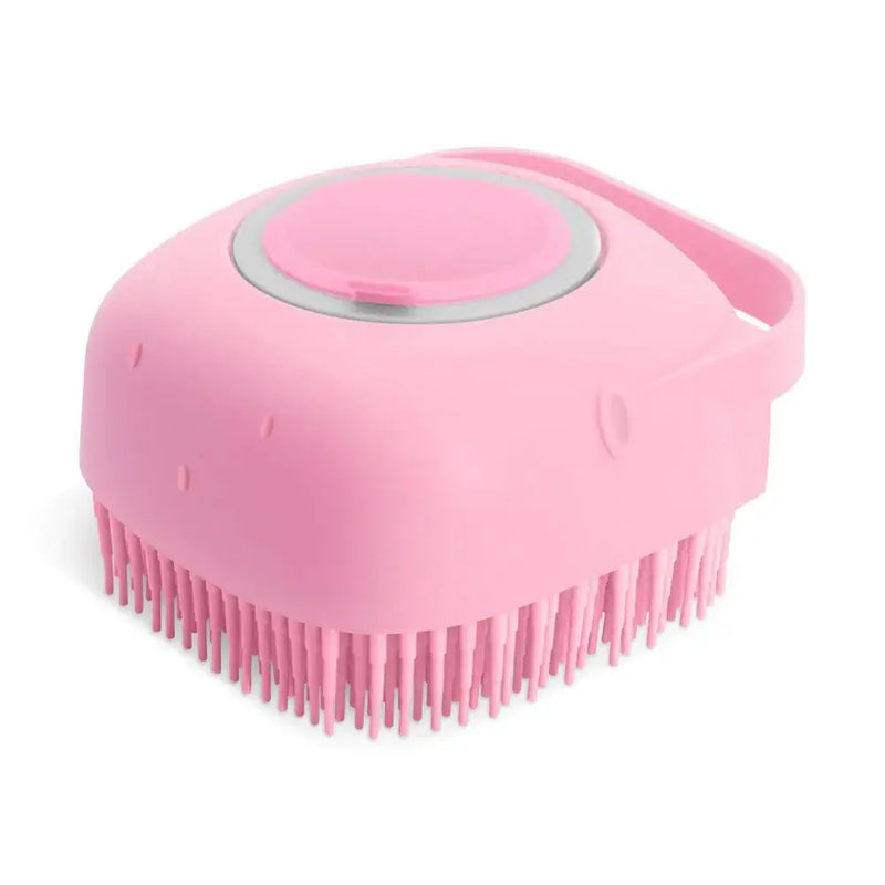 Pet Dog Shampoo Massager Brush Cat Massage Comb Grooming Scrubber Shower Brush For Bathing Short Hair Soft Silicone Brushes Meifu Market